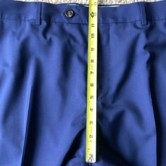 NWOT Brunello Cucinelli Men’s Navy Lightweight Wool Trousers Pants IT60 US 42-44 - Picture 11 of 16